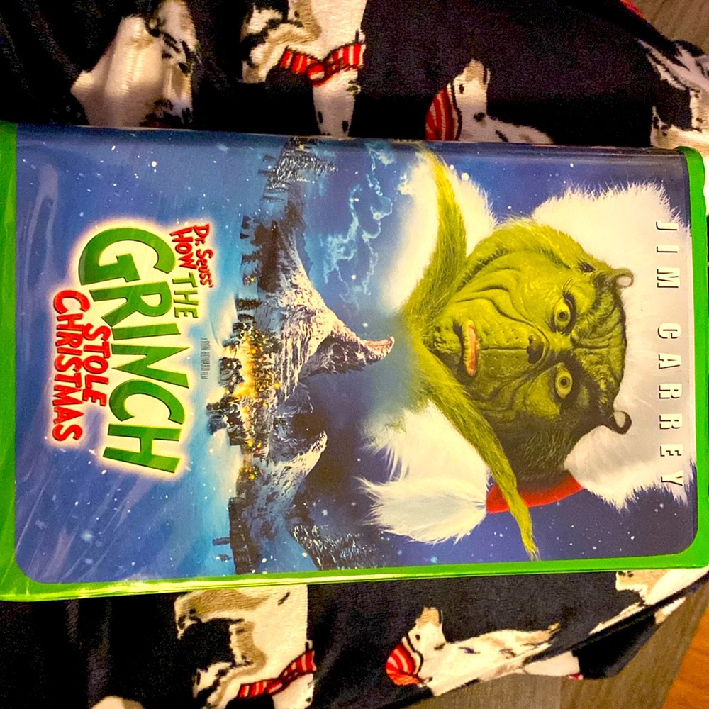 VHS TAPE 
How the Grinch stole Christmas!